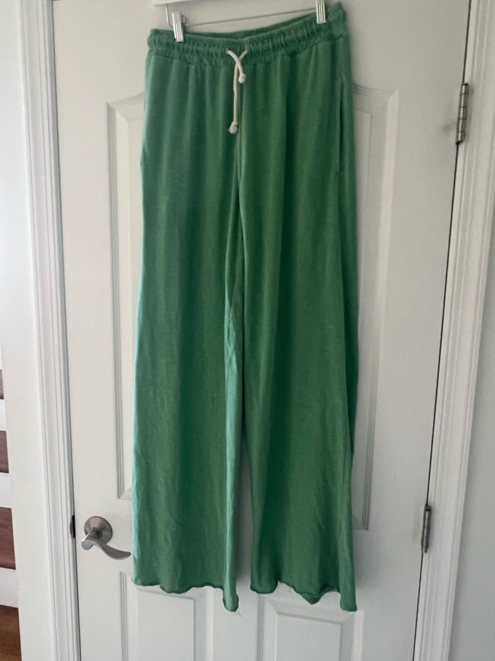 perfectwhitetee Mint Green Wide Leg Lounge Pants